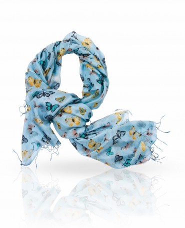 Палантин Женский S-BUTTERFLY/BLUE